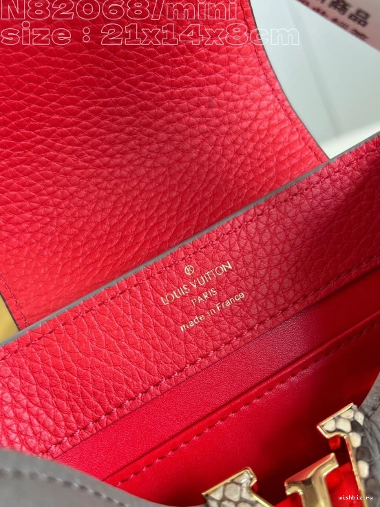 WIS LOUIS CAPUCINES MINI-21*14*8CM VUITTON 0726